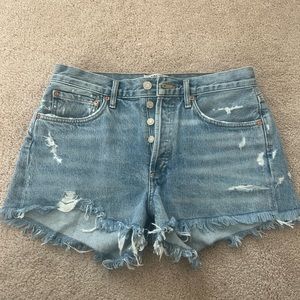 AGOLDE Parker vintage cut off shorts, light blue, Size 26